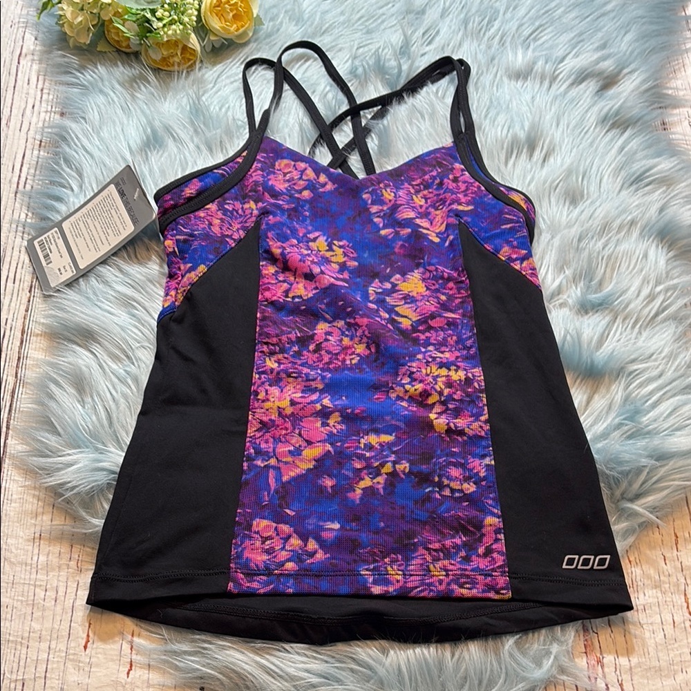 NWT Lorna Jane Bold Blooms Excel Tank Top sz XS - Picture 1 of 11